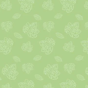 Seamless autumn leaves pattern in warm earthy tones. Hand-drawn foliage wit.. Stock Illustration