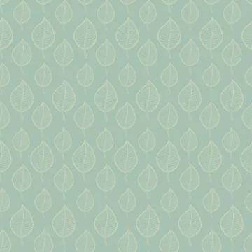 Seamless Autumn pattern on a green background Stock Illustration