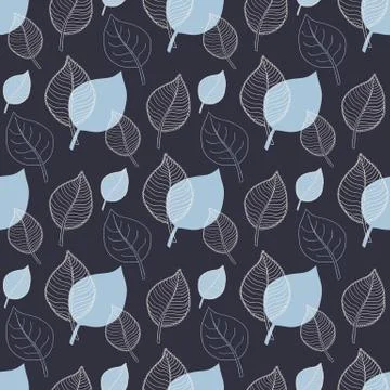 Seamless Autumn pattern Stock Illustration
