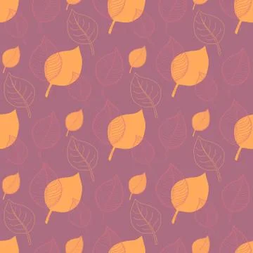 Seamless Autumn pattern Stock Illustration