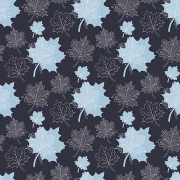 Seamless Autumn pattern Stock Illustration
