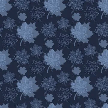 Seamless Autumn pattern Stock Illustration