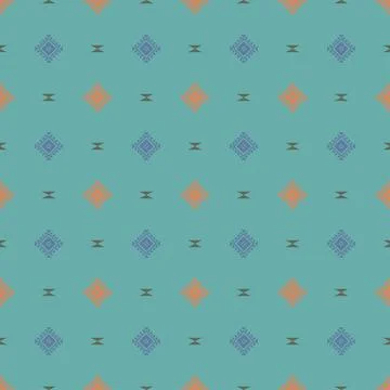 Seamless aztec pattern. ethic decorative illustration with geometric ornament Stock Illustration