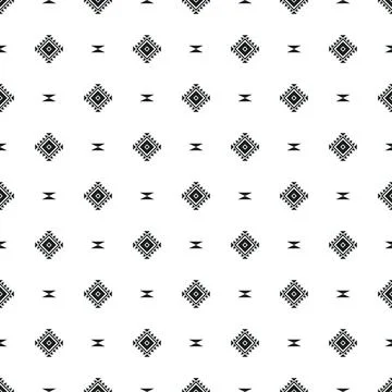 Seamless aztec pattern. ethic decorative illustration with geometric ornament Stock Illustration