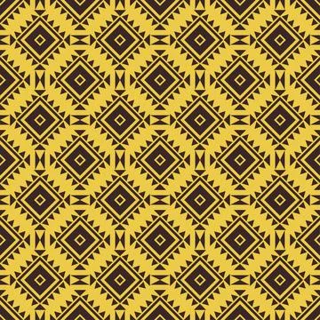 Seamless aztec pattern. ethic decorative illustration with geometric ornament Stock Illustration