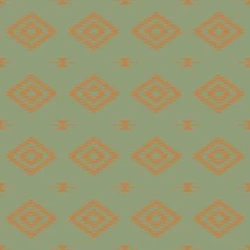 Seamless aztec pattern. ethic decorative illustration with geometric ornament Stock Illustration