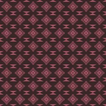 Seamless aztec pattern. ethic decorative illustration with geometric ornament Stock Illustration