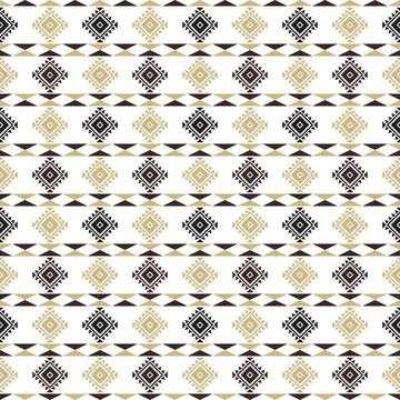Seamless aztec pattern. ethic decorative illustration with geometric ornament 스톡 일러스트