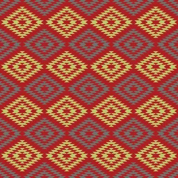 Seamless aztec pattern. ethic decorative illustration with geometric ornament Stock Illustration