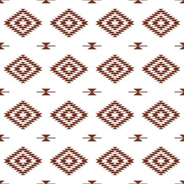 Seamless aztec pattern. ethic decorative illustration with geometric ornament 스톡 일러스트