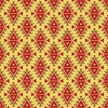 Seamless aztec pattern. ethic decorative illustration with geometric ornament Stock Illustration
