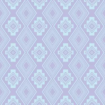 Seamless aztec pattern. ethic decorative illustration with geometric ornament Stock Illustration