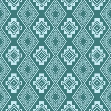 Seamless aztec pattern. ethic decorative illustration with geometric ornament Stock Illustration