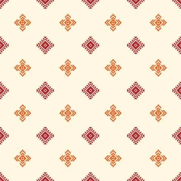 Seamless aztec pattern. ethic decorative illustration with geometric ornament Illustrazione stock