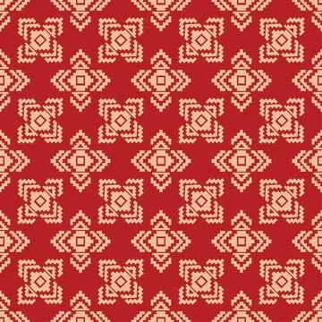 Seamless aztec pattern. ethic decorative illustration with geometric ornament Stock Illustration