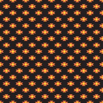 Seamless aztec pattern. ethic decorative illustration with geometric ornament Stock Illustration