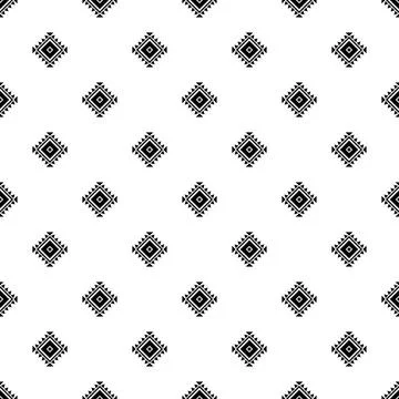 Seamless aztec pattern. ethic decorative illustration with geometric ornament Stock Illustration