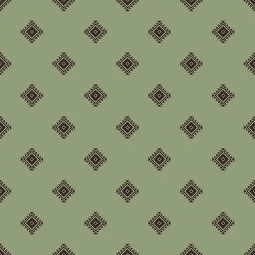 Seamless aztec pattern. ethic decorative illustration with geometric ornament Stock Illustration