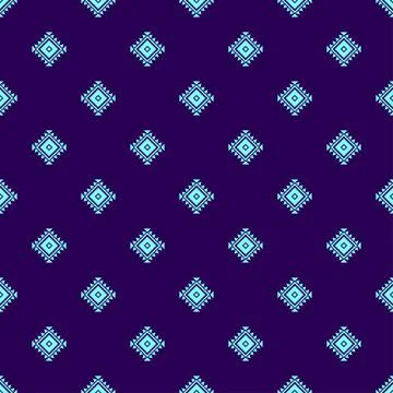 Seamless aztec pattern. ethic decorative illustration with geometric ornament Stock Illustration