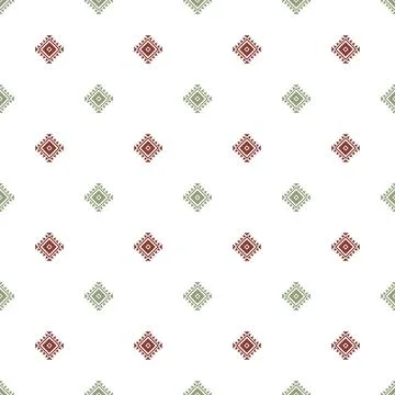 Seamless aztec pattern. ethic decorative illustration with geometric ornament Stock Illustration