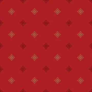 Seamless aztec pattern. ethic decorative illustration with geometric ornament Stock Illustration