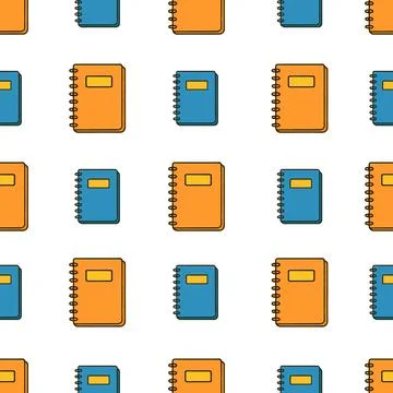 Seamless Back to School Pattern Collection Illustrazione stock