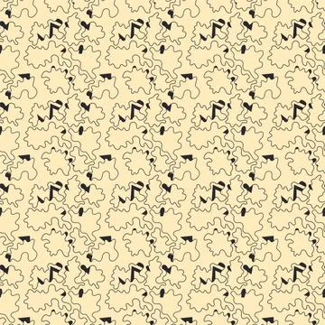 Seamless backdrop with abstract hand drawn pattern Stock Illustration