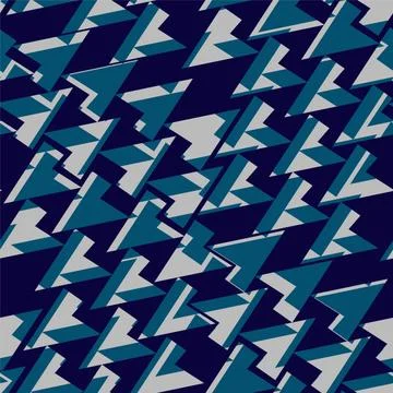 Seamless backdrop with curved abstract geometry elements Stock Illustration