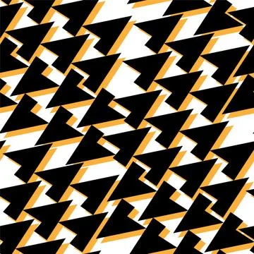 Seamless backdrop with curved abstract geometry elements Stock Illustration