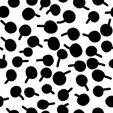 Seamless backdrop with hand drawn chaotic circle shapes Stock Illustration