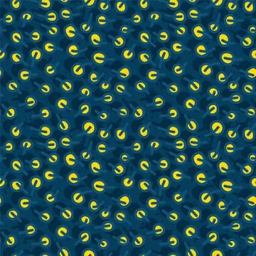 Seamless backdrop with hand drawn chaotic circle shapes Stock Illustration