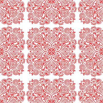 Seamless background with abstract ethnic pattern. Stock Illustration