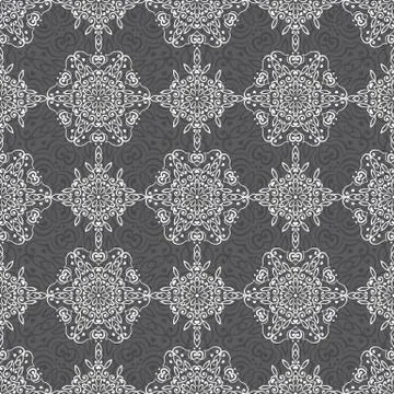 Seamless background with abstract ethnic pattern Stock Illustration