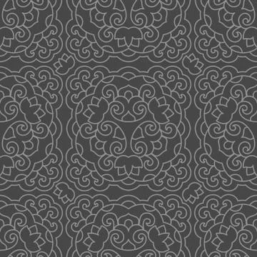 Seamless background with abstract ethnic pattern Stock Illustration