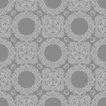 Seamless background with abstract ethnic pattern Illustrazione stock