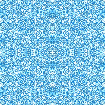 Seamless background with abstract ethnic pattern Stock Illustration