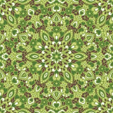 Seamless background with abstract ethnic pattern Illustrazione stock