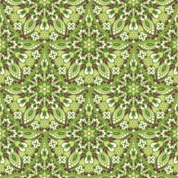 Seamless background with abstract ethnic pattern Stock Illustration