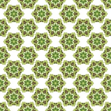 Seamless background with abstract ethnic pattern Stock Illustration