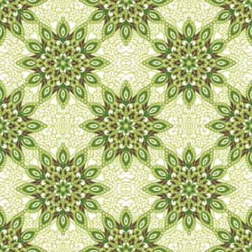 Seamless background with abstract ethnic pattern Stock Illustration