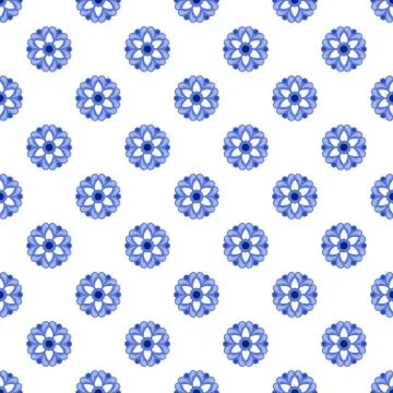 Seamless background with abstract ethnic pattern Stock Illustration