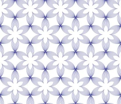 Seamless background with abstract flowers. Stock Illustration