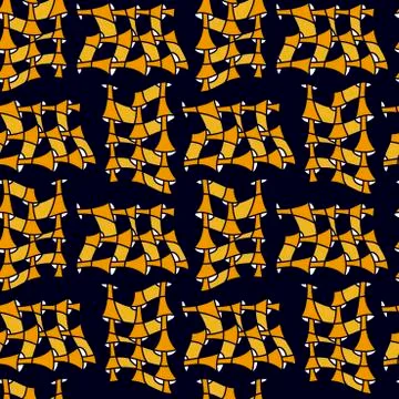 Seamless background with abstract shapes for fabric and other surfaces . Arti Stock Illustration
