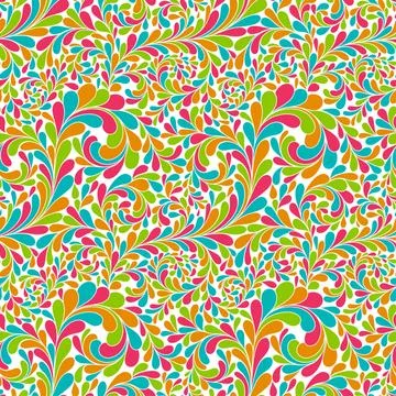 Seamless background in an abstract style Stock Illustration