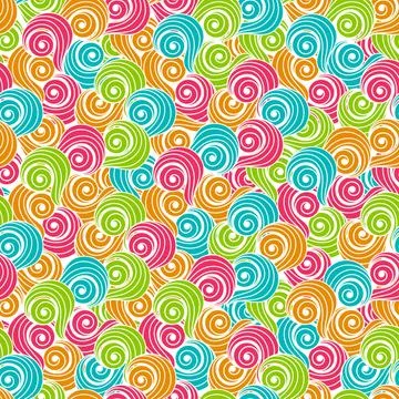 Seamless background in an abstract style Stock Illustration