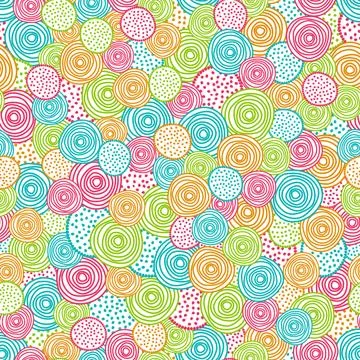 Seamless background in an abstract style Stock Illustration