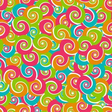 Seamless background in an abstract style Stock Illustration