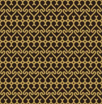 Seamless background in Arabic style Stock Illustration