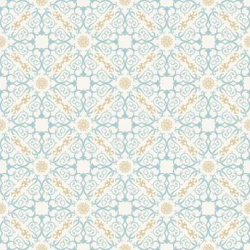 Seamless background in Arabic style Stock Illustration