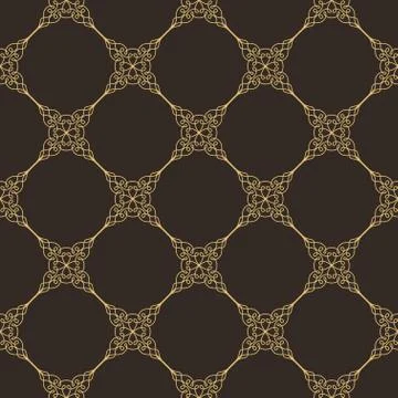 Seamless background in Arabic style Stock Illustration